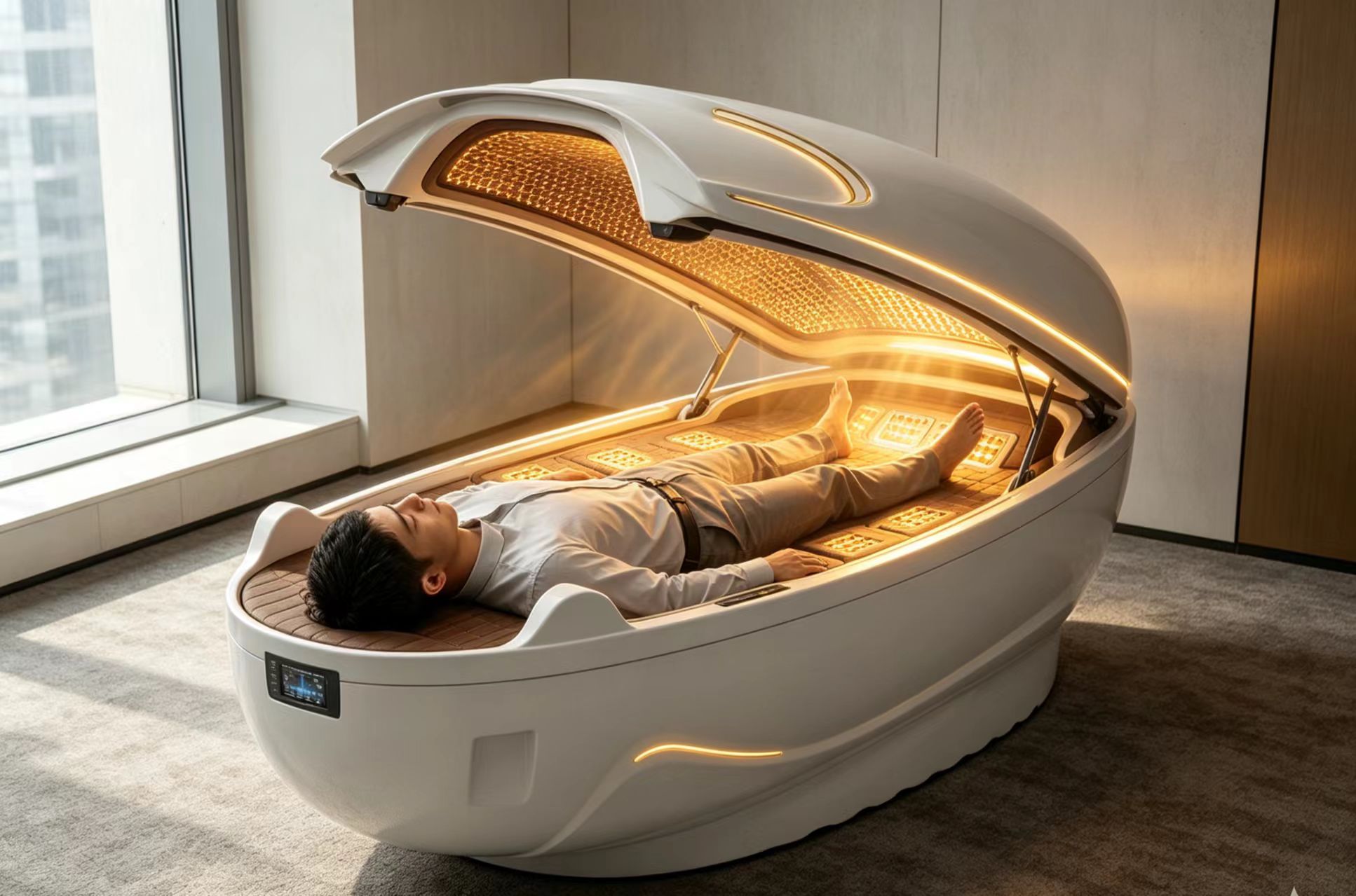 XIHE CAPSULE Interior — Photon Resonance Chamber