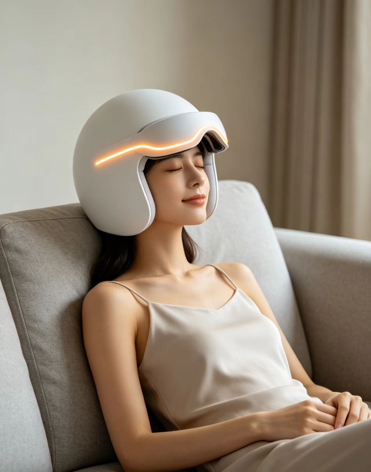 XIHE Neural Resilience — graphene neural helmet and eye mask for cognitive support