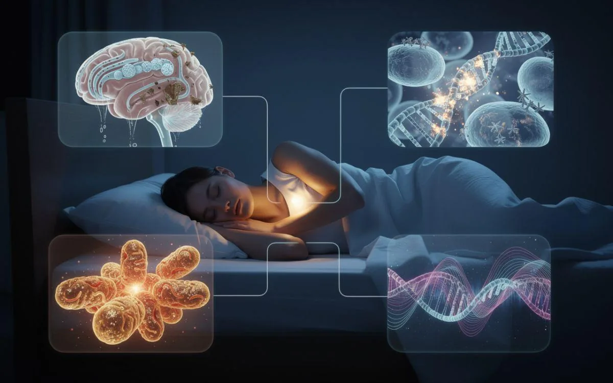 Where sleep becomes cellular recovery — ATP, mitochondria, cellular repair