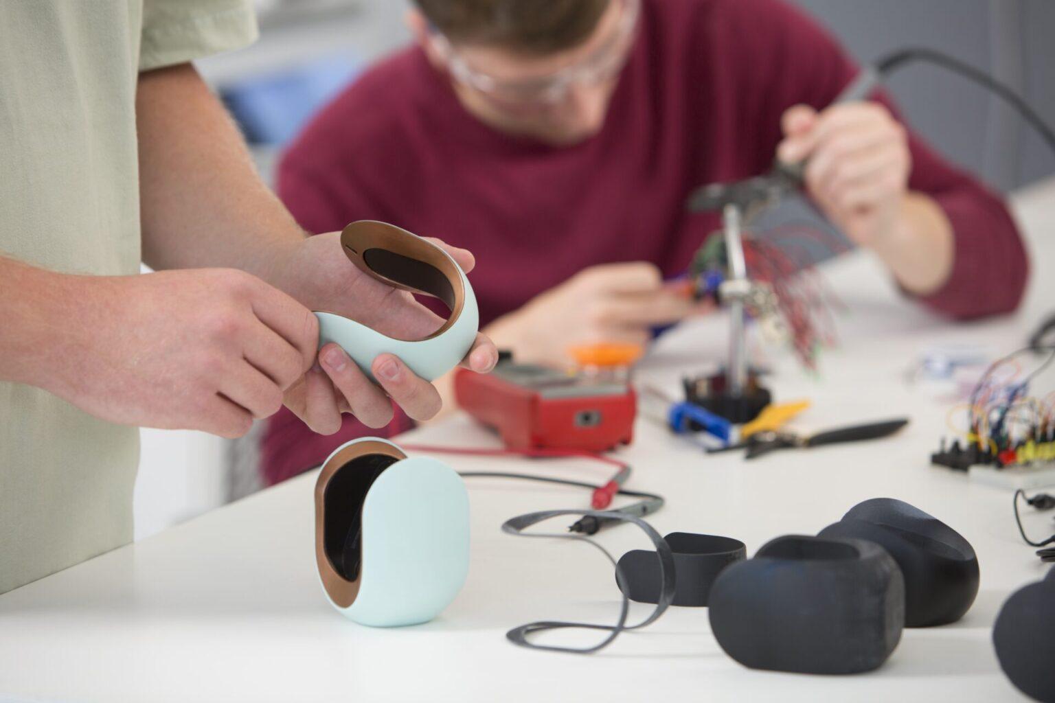 Product team reviewing a heating component integration concept