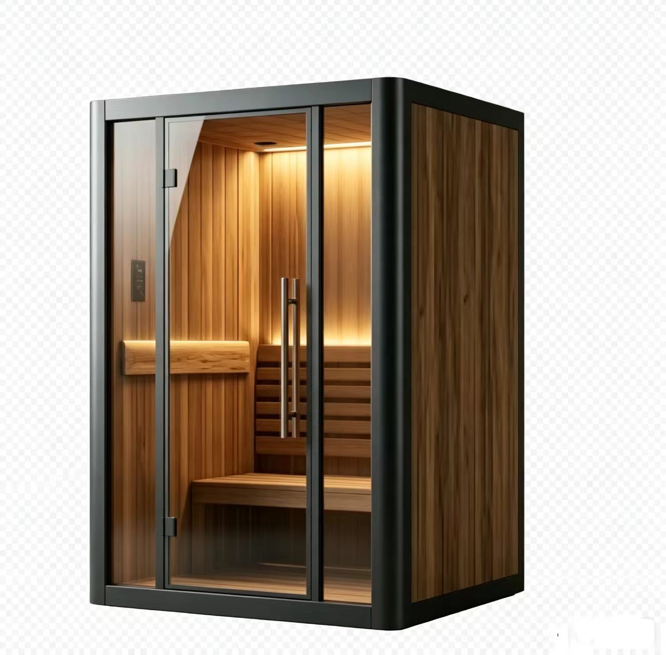 Far infrared cabin used to explain why far infrared sauna benefits depend on system design and exposure conditions