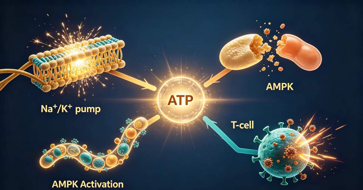 XIHE ATP Powers Recovery and Regeneration — Na/K Pumps, AMPK Pathways, and T-Cell Immune Response