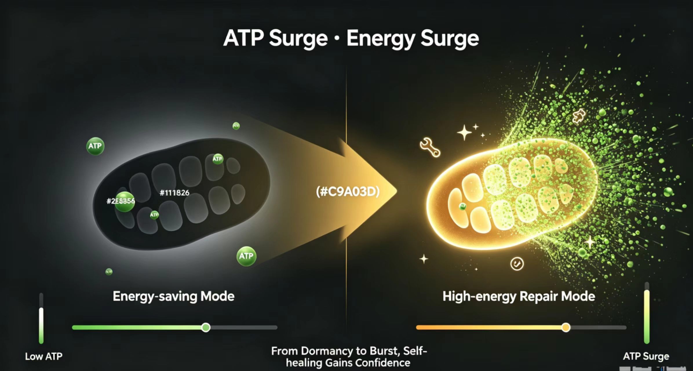 XIHE supports mitochondrial energy production and ATP generation